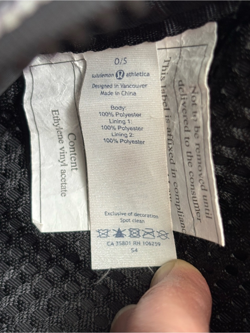 Lululemon Go Lightly Belt Bag Chakra Print Alpine White Black EUC - Picture 10 of 14